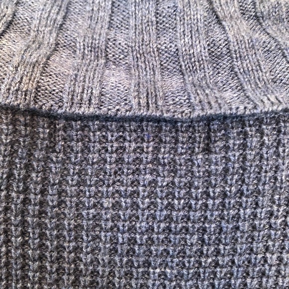 INC International Concepts Blue Gray Turtleneck - Size M - Picture 9 of 14